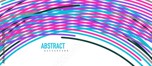 Аbstract moving colorful lines vector backgrounds for cover, placard, poster, banner or flyer