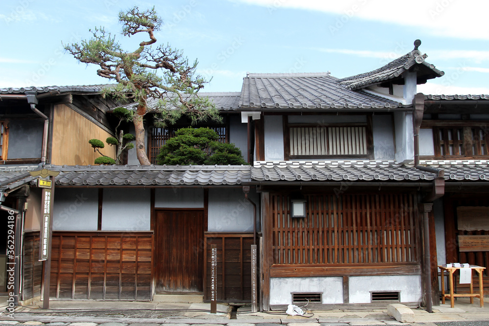 The atmosphere in Udatsu Cityscape, Udatsu old street, Mino City, Gifu Prefecture, Japan. May 22, 2019. The atmosphere in Udatsu Cityscape, Udatsu old street, Mino City, Gifu Prefecture, Japan. May 22, 2019.