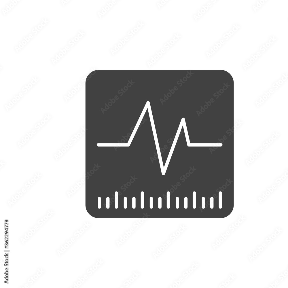 Cardiogram icon. EKG symbol modern, simple, vector, icon for website design, mobile app, ui. Vector Illustration Cardiogram icon. EKG symbol modern, simple, vector, icon for website design, mobile app, ui. Vector Illustration