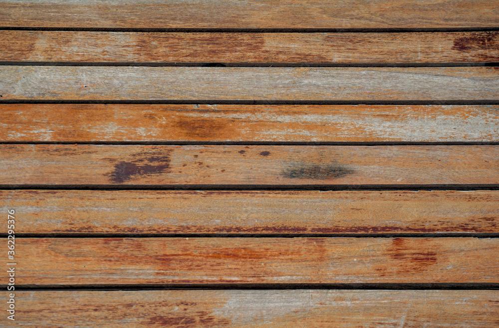 Old wood plank wall texture background.