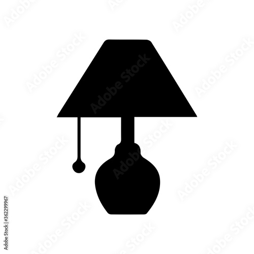 Lamp icon vector