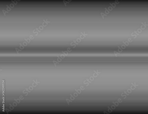 Silver Black And White Illustration. Silver Black Horizontal gradient Office Frame Background. Blank Smooth Surface Backdrop. Gray Grey Original Frame Background. Calm Metallic Seamless.