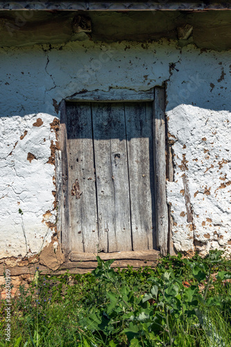 Front view of the old door