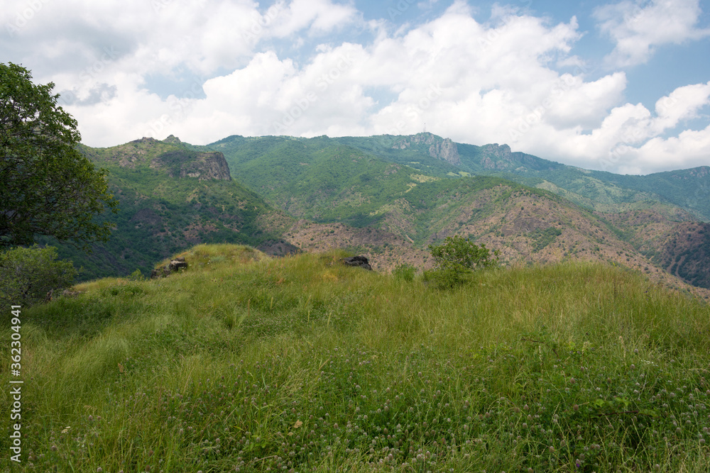 Kayan Fortress. a famous Historic site in Alaverdi, Lori, Armenia.