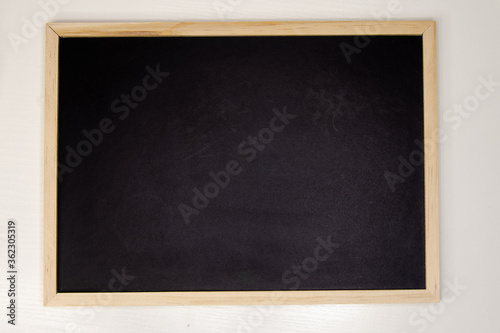 Blackboard template for chalk write or draw. slate blackboard