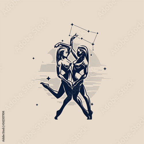Zodiac sign Gemini.