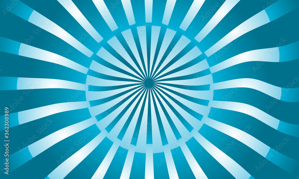 blue sunburst background