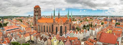 St. Mary's Cathedral in old town of Gdansk