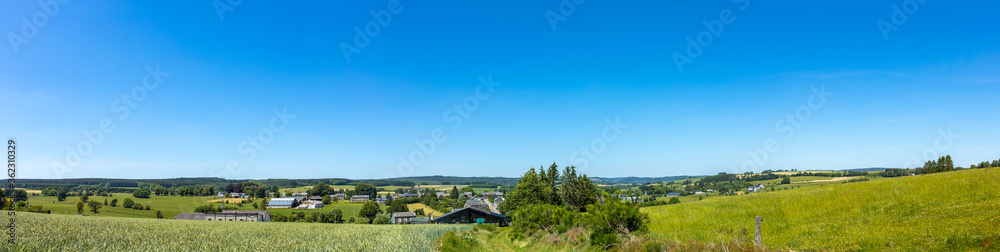 Rural landscape during summer.