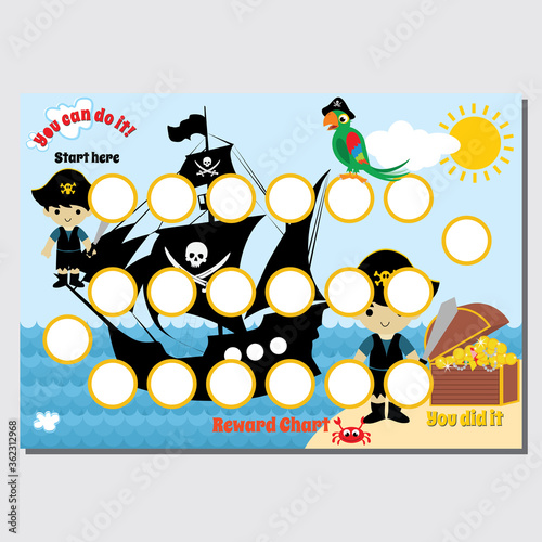 Cute Little Reward chart