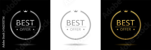 Best offer Laurel wreath icons