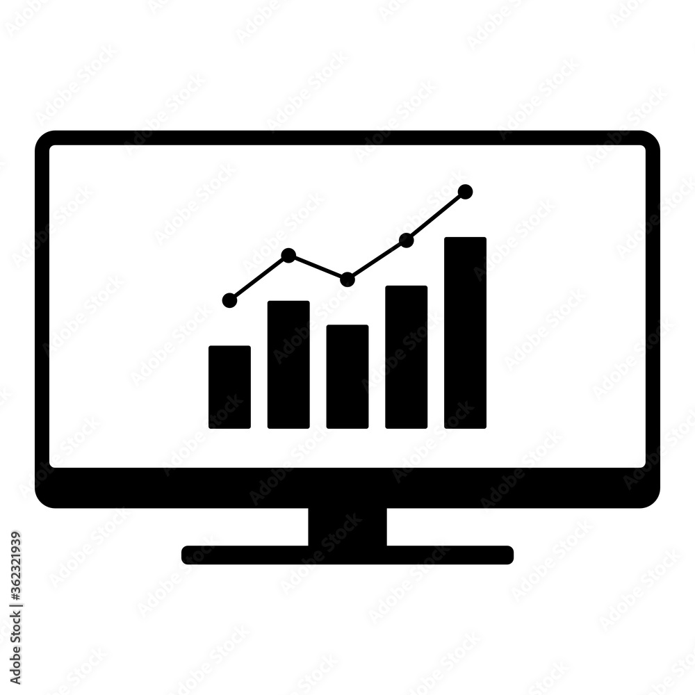 Diagramm und Monitor