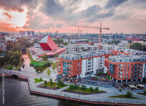 panorama of the gdansk 