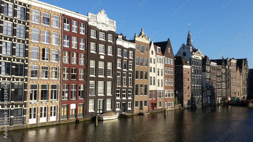 Residential Buildings in Amsterdam, The Netherlands