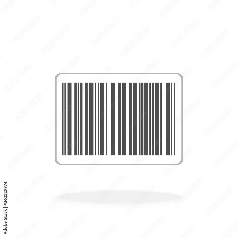Barcode Vector Icon Black Silhouette Vector Illustration Sign Symbol Barcode Vector Icon Black Silhouette Vector Illustration Sign Symbol