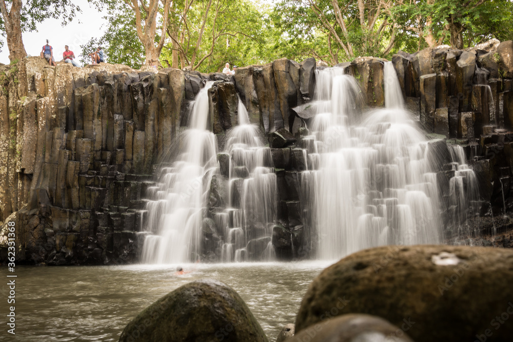 Naklejka premium Waterfalls in Mauritius