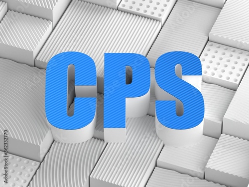 Obraz na płótnie CPS acronym 