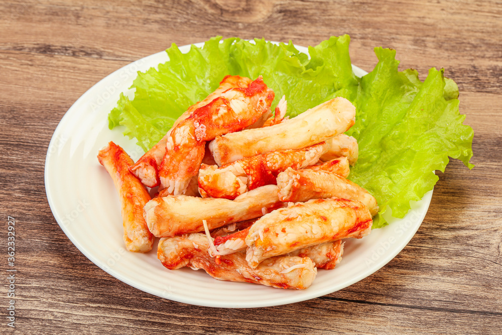 Natural luxury crab meat fillet Natural luxury crab meat fillet