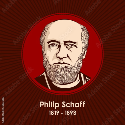 Philip Schaff (1819 - 1893) was a Swiss-born, German-educated Protestant theologian and ecclesiastical historian, who spent most of his adult life living and teaching in the United States.