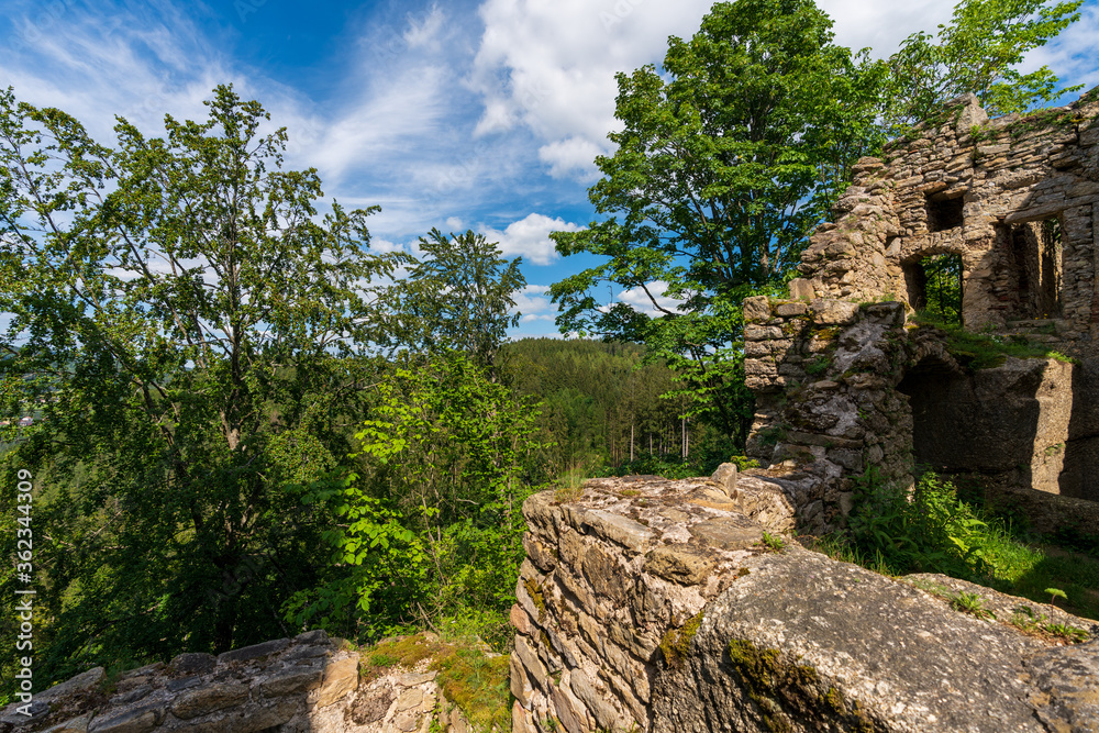 Burgruine Prandegg im Mühlviertel Oberösterreich