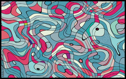 Color water. Wavy abstract pattern background 