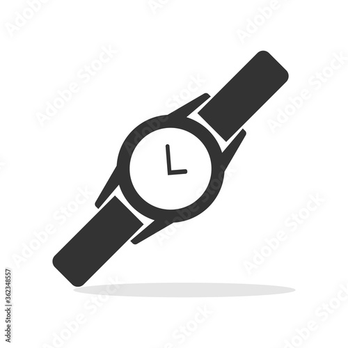 Round Wrist Watch icon vector