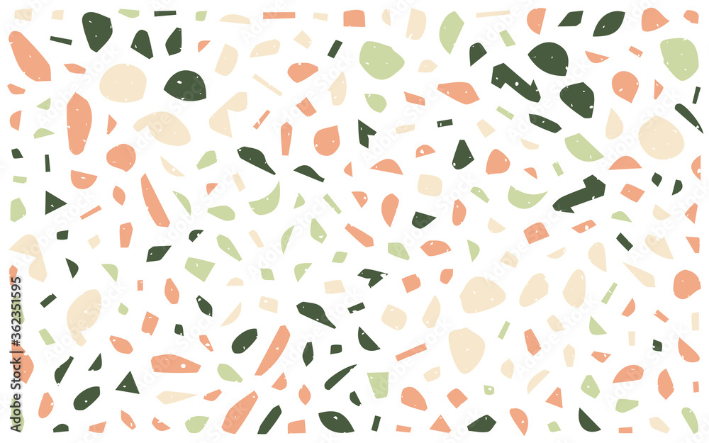 Terrazzo Seamless Pattern. Granite Fragments. Abstract Backdrop. Stones and Rocks Texture. Marble Textile, Tile Design. Vector. Terrazzo Seamless Pattern. Granite Fragments. Abstract Backdrop. Stones and Rocks Texture. Marble Textile, Tile Design. Vector.