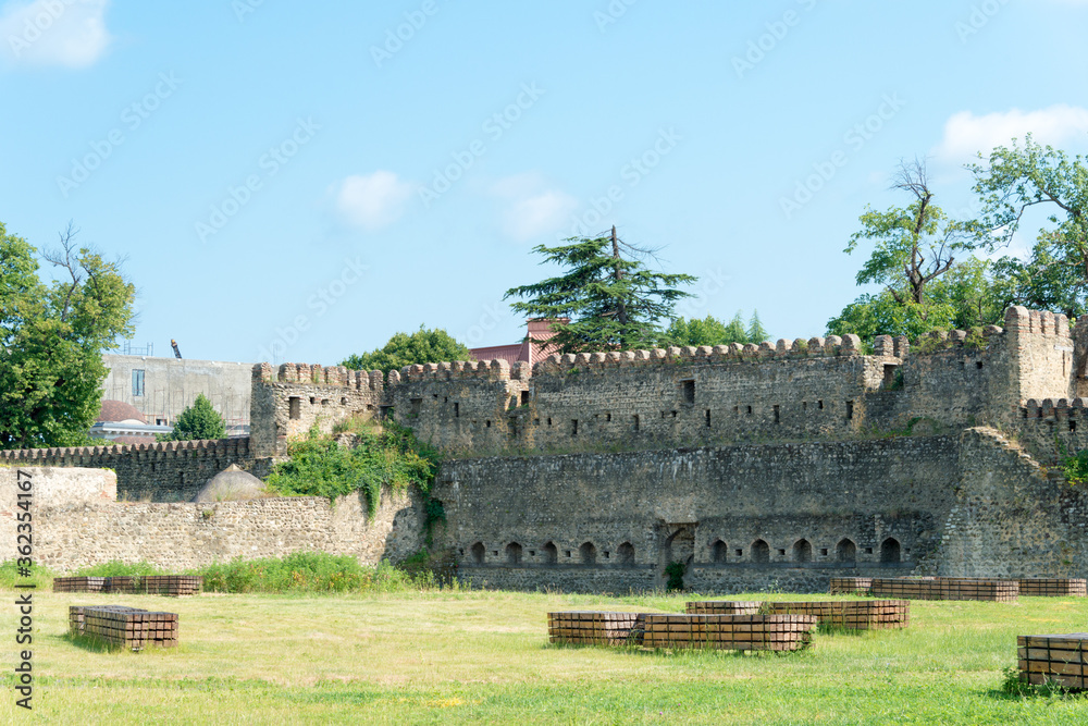 Telavi castle (Batonis Tsikhe Fortress). a famous Historic site in Telavi, Kakheti, Georgia.