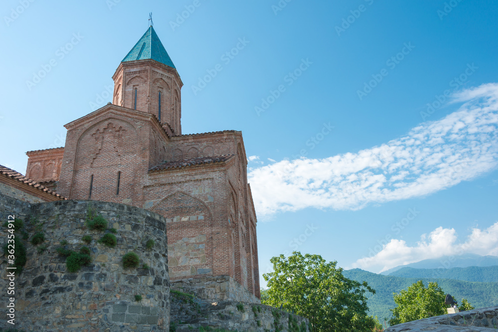 Gremi Fortress and Church complex. a famous Historic site in Gremi, Kakheti, Georgia.