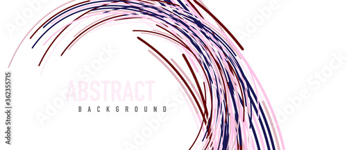 Аbstract moving colorful lines vector backgrounds for cover, placard, poster, banner or flyer
