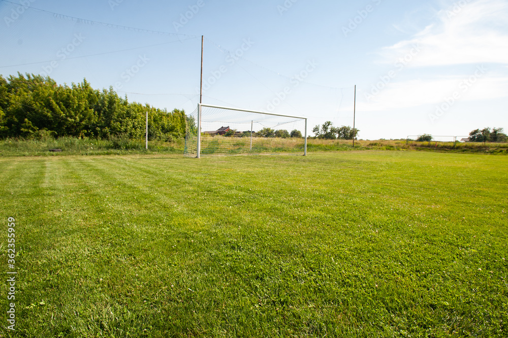 Football gate and football net.