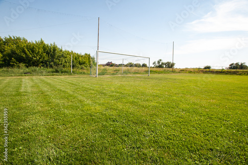 Football gate and football net.