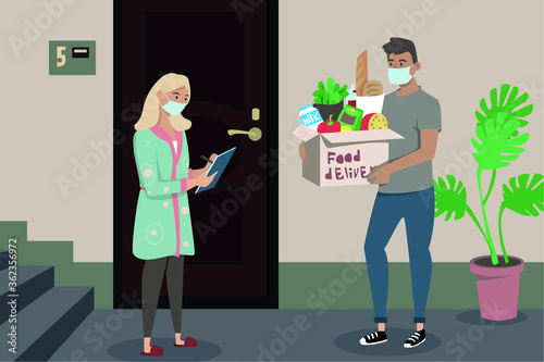 contactless delivery of products