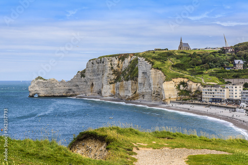 Εκτύπωση καμβά Famous cliffs d’Amont of Etretat