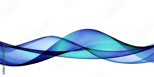 Color light blue abstract waves design 