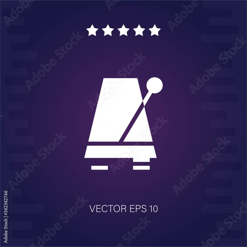 metronome vector icon
