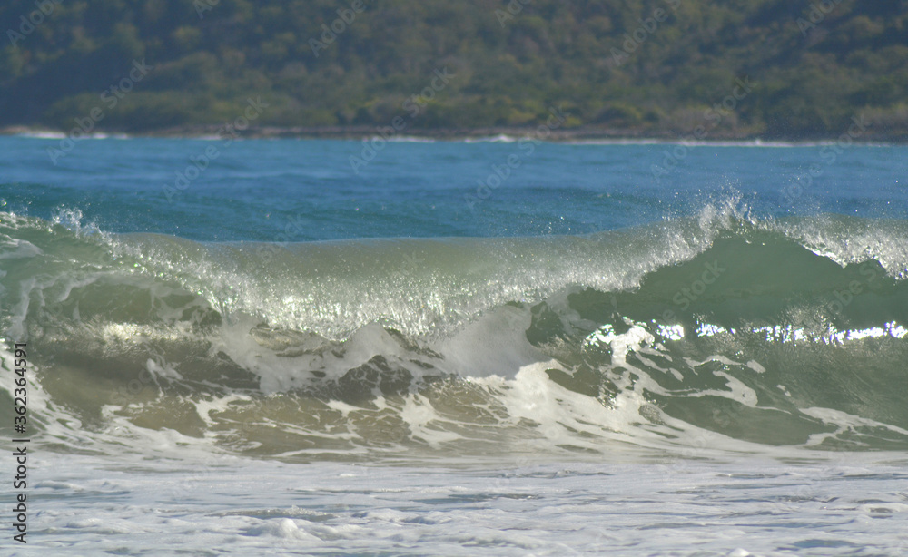 Fototapeta premium ocean waves caribbean sea Venezuela