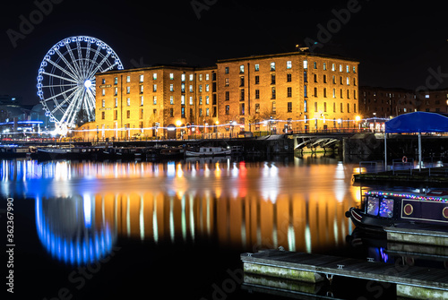 Albert Dock. Liverpool at night