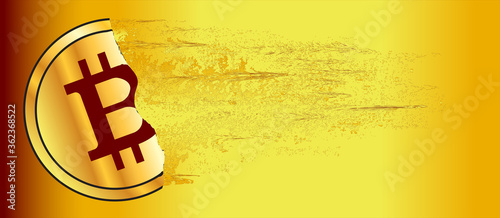 Dissolving Gold Bitcoin