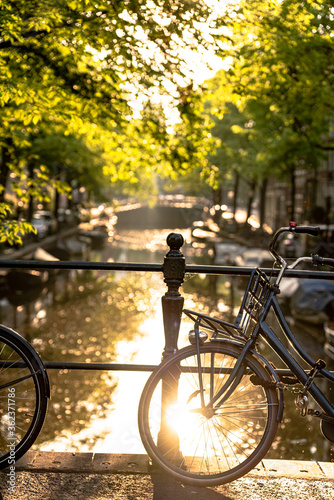 The morning light in Amsterdam