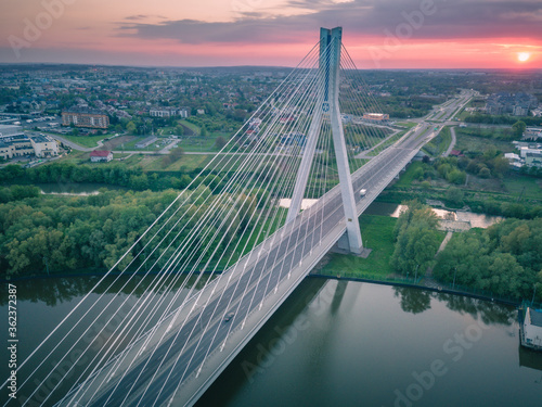 Mazowiecki Bridge and Wislok River in Rzeszow © Henryk Sadura