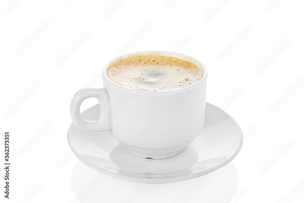 Coffee, a cup of turkish coffee on white background.
Coffee, a cup of turkish coffee on white background.