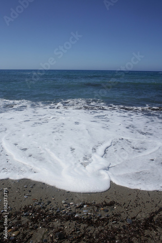 Rodakino beach crete island peristeres area summer background covid-19 season high quality prints photo