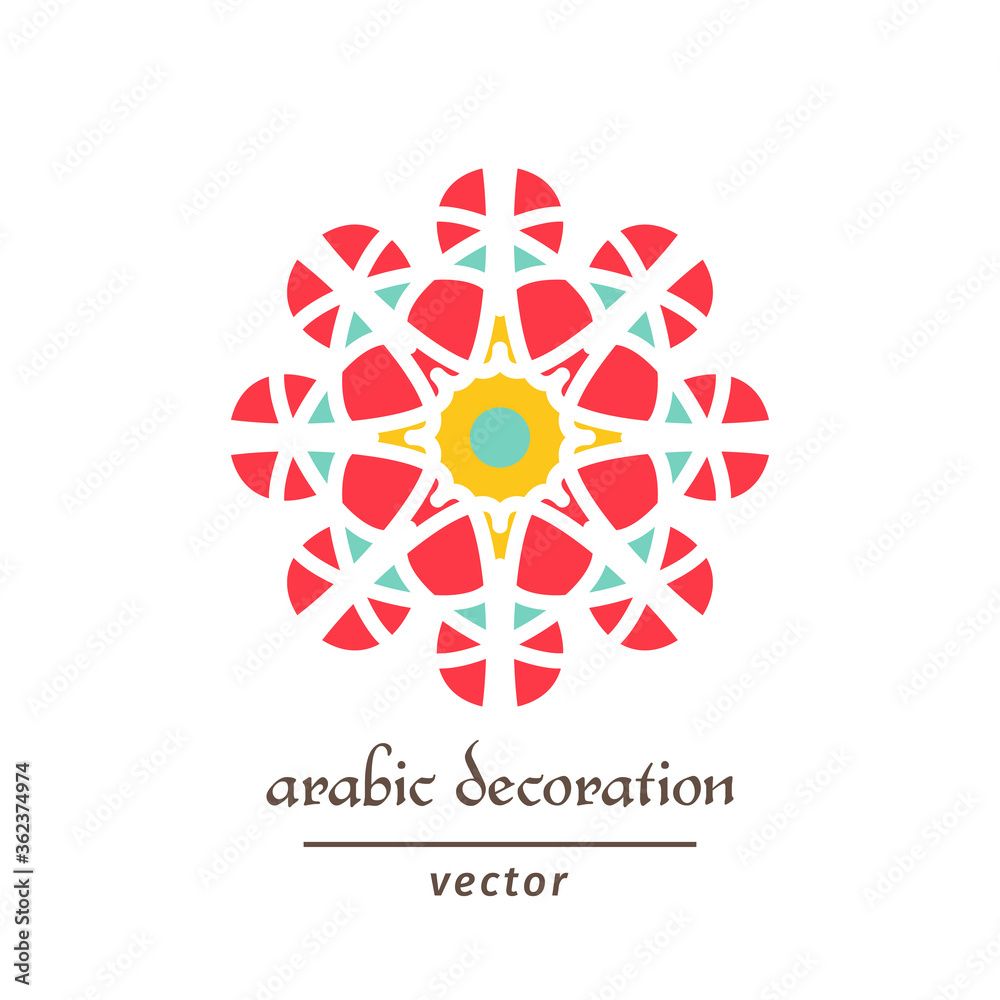 Vector Geometric Mosaic Ornament Vector Geometric Mosaic Ornament