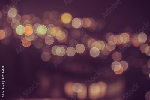 A night blur shot to make awesome bokeh effect © Sourav