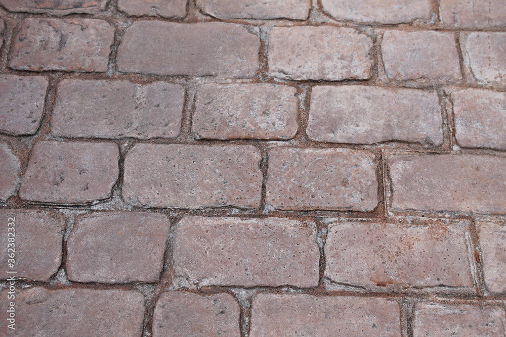 Concrete imprinted cobble driveway background Concrete imprinted cobble driveway background