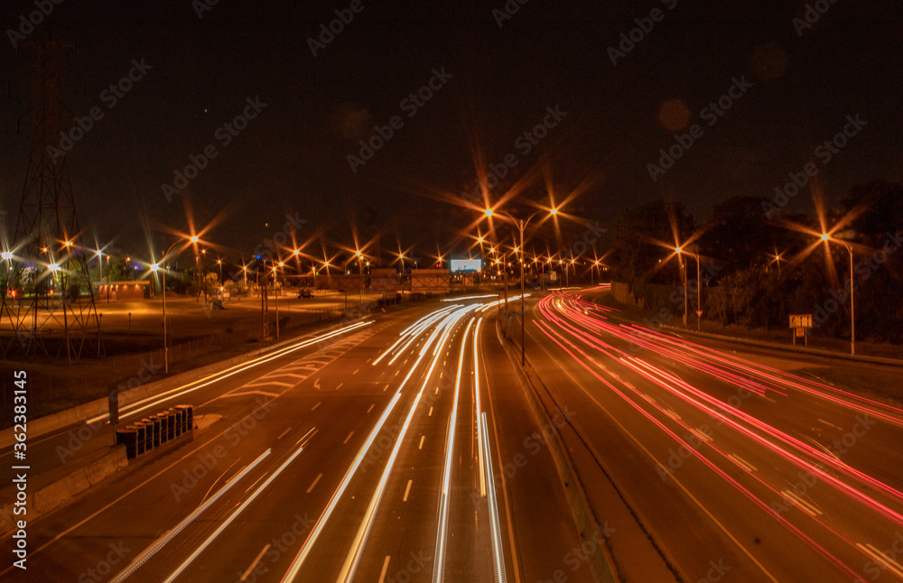 Freeway light strips Freeway light strips