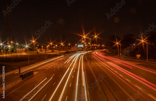 Freeway light strips