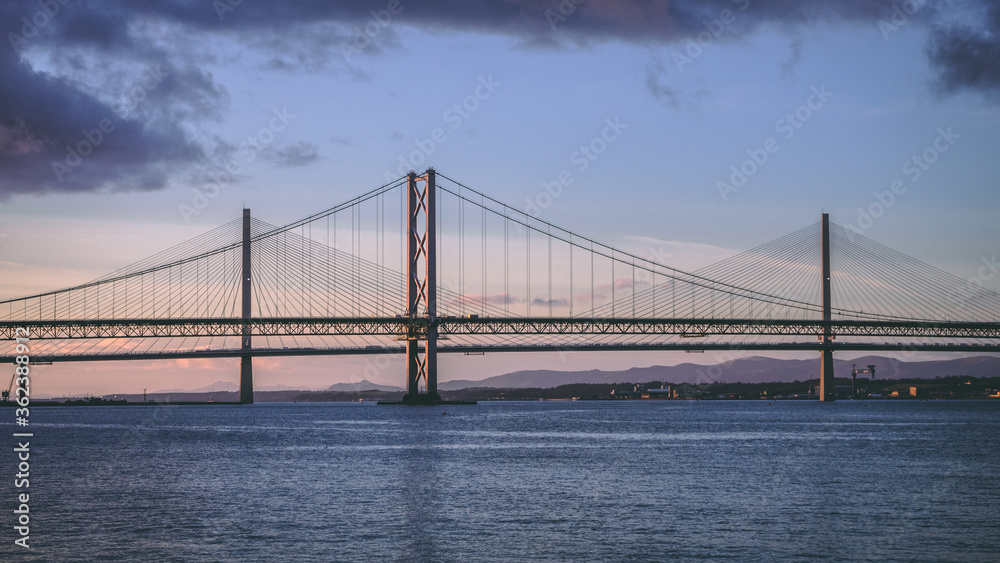 Forth Road Bridge and Queensferry Crossing Bridge Forth Road Bridge and Queensferry Crossing Bridge
