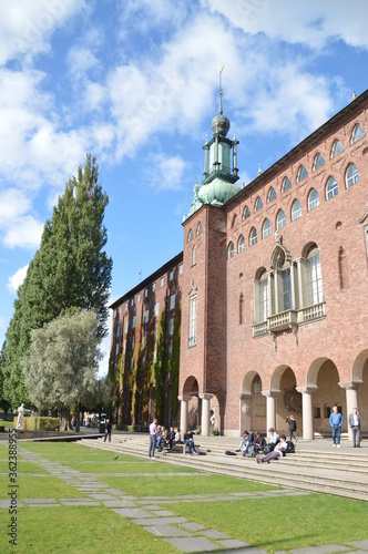 Canvas Print old town hall stockholm
